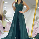 Green Sequined Tail Jumpsuit