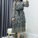 Black Halter Neck Chiffon Midi Dress